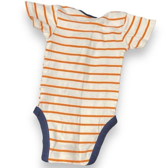 Gerber Graphic Print Bodysuit Onesie Baby Boy 12 Months Multicolored Striped Top - Picture 3 of 8